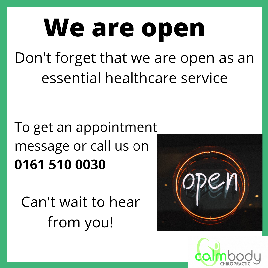We are.....open!

Still here, still serving, still helping you to heal.