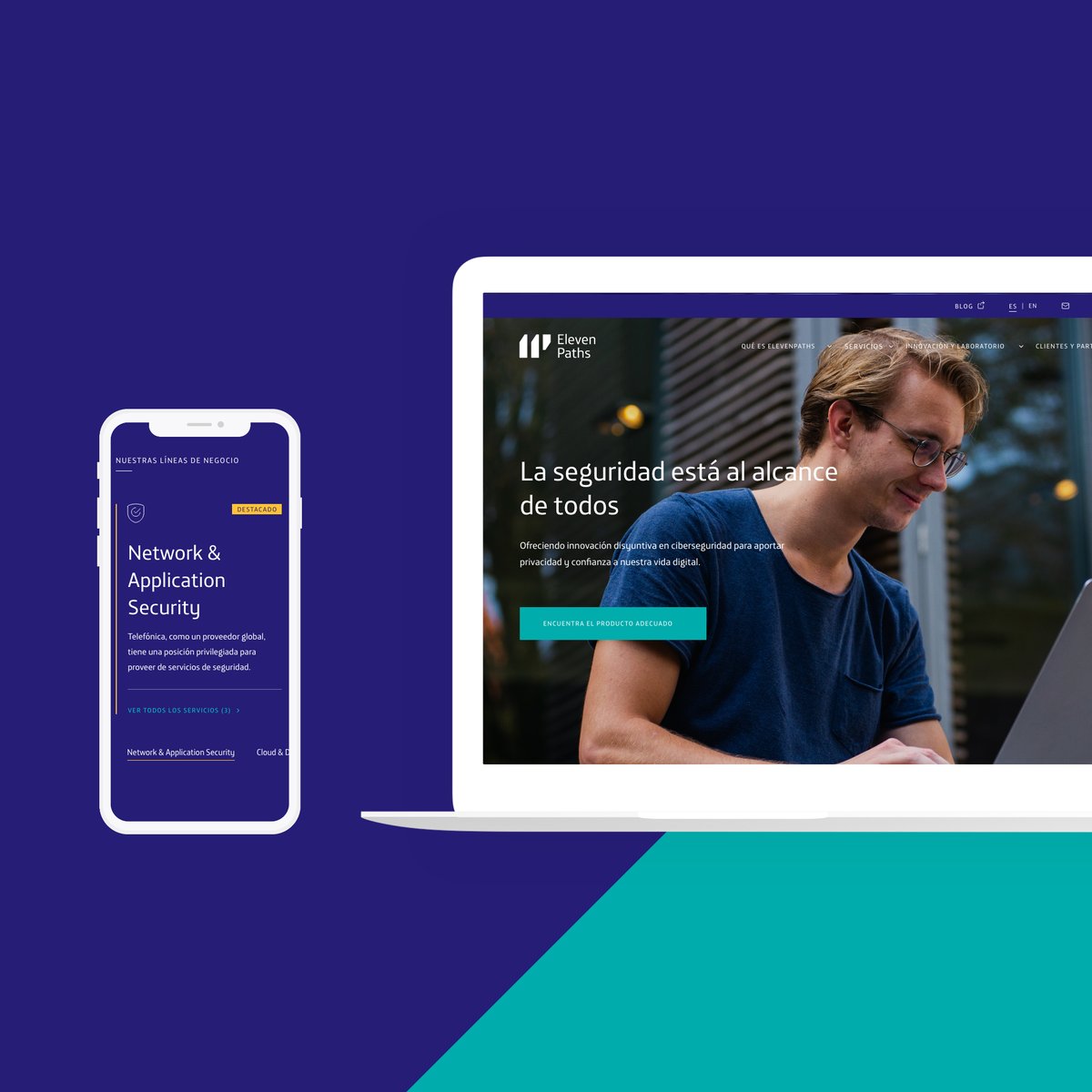 redbility's tweet photo. Por si te lo perdiste, aquí tienes el último proyecto desarrollado junto con @telefonica, el rediseño adaptado a la nueva identidad visual de la web de @elevenpaths la compañía de ciberseguridad del holding Telefónica Tech.

👉🏻👉🏻 más proyectos en https://t.co/O0Ezptcfot https://t.co/Ihmoi4w2oe