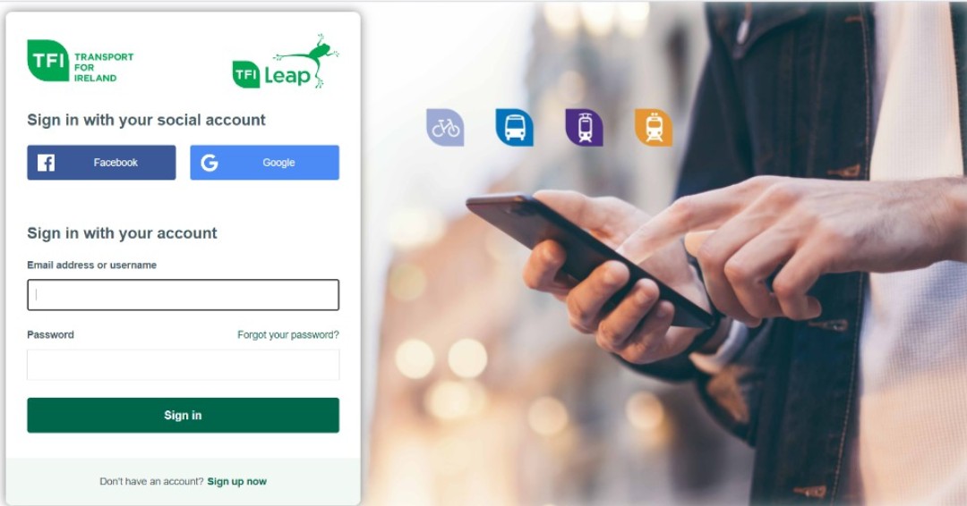 The new login portal is live on leapcard.ie.  You will need to first use your existing username to log in and verify your email address. Once this is done you will need to sign in using your email address <a href="/Studentleapcard/">Student Leap Card</a> <a href="/LeapCard/">TFI LeapCard</a>