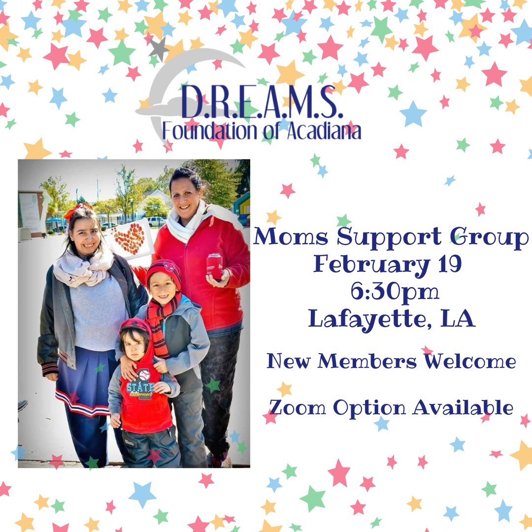 dreamsfound's tweet image. The support group is open to moms of special needs children/adults who want to connect with other moms to talk about simple to complex medical conditions, such as epilepsy, autism, spina bifida, cerebral palsy, down syndrome, etc.  Zoom code:  896 590 06500.

#momlife