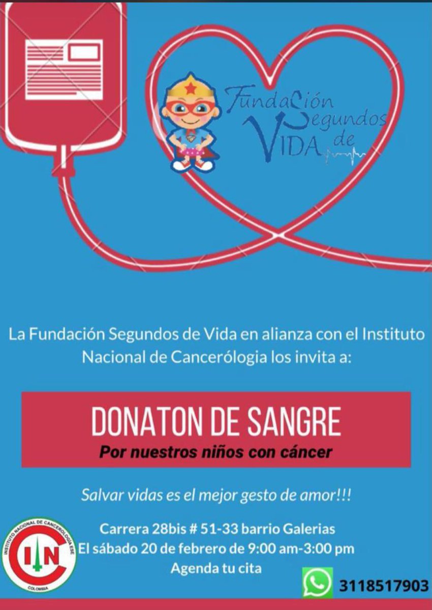 Un gesto que salva la vida de nuestros superhéroes, si deseas donar, agenda tu cita.

*contamos con todos los protocolos de bioseguridad