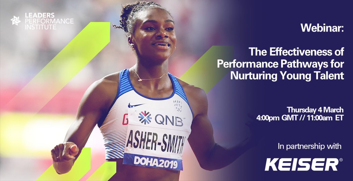 💭 Are you effectively nurturing &amp; developing high potential?
 
Join us and our main partners <a href="/KeiserFitness/">Keiser</a> on 4 March to explore what world-class and effective talent pathways look like both inside and outside of sport.
 
Register now 👉: bit.ly/2OuZLjl