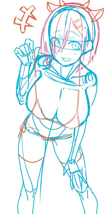 数を描いてボディラインなどのリハビリをする
のびのび描いてく 