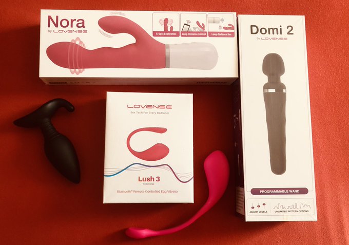 New and old lovense toys 😈 Today will be fun!😎😈 #showuptv #porn #lovense https://t.co/zFqlqTtwaE<a href="/tag/porn"class="tags"><span>#porn</span></a><a href="/tag/lovense"class="tags"><span>#lovense</span></a><a href="/tag/showuptv"class="tags"><span>#showuptv</span></a>