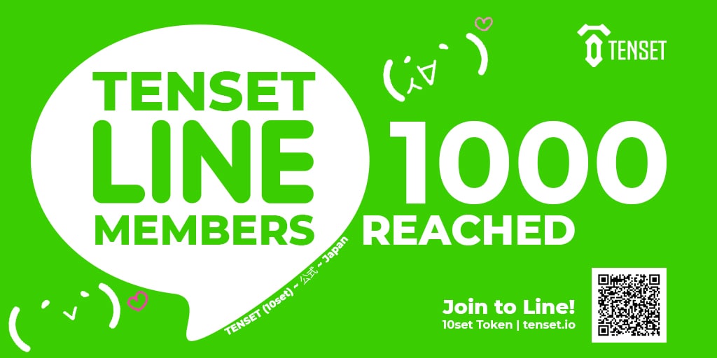 #Tenset Japan 🇯🇵 crypto community is on fire🔥
We are growing like crazy. Our Line group just smashed 👊
1000 members.