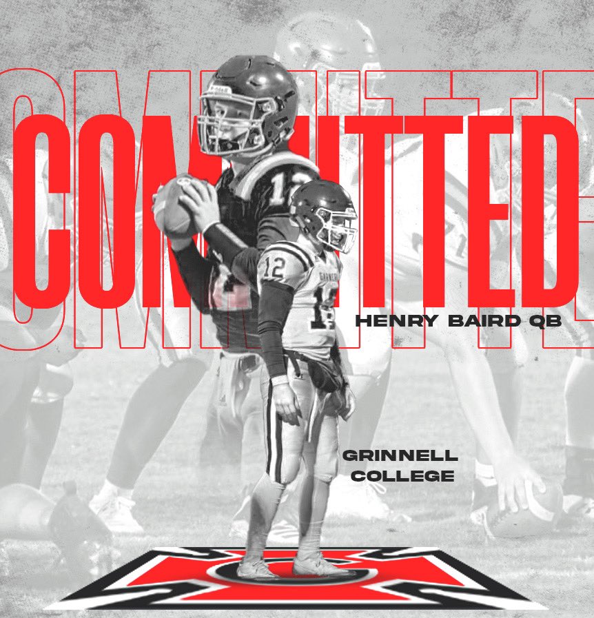 h_baird1's tweet photo. Grinnell College 2025🔴⚫️ @Grinnell_FB @GrinnellCollege @CoachV_GC https://t.co/LkcSnZk4Si