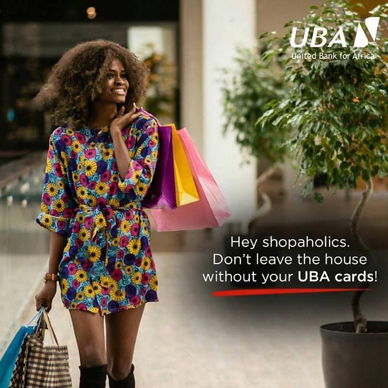 UBAGhanaLtd's tweet photo. Shopping made easy, fun and convenient. Your UBA cards will make it happen anytime and anywhere. #ubaghana #ubaprepaidcard #ubamastercard #ubavisa https://t.co/a5u1oOhCQ5