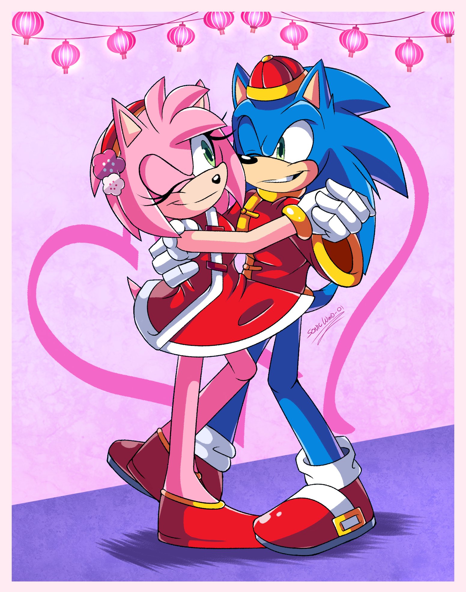 Sonamy - fanart by DaisiesAreCool on DeviantArt