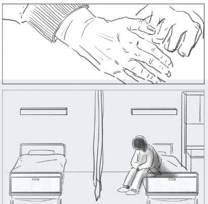 描いてる 