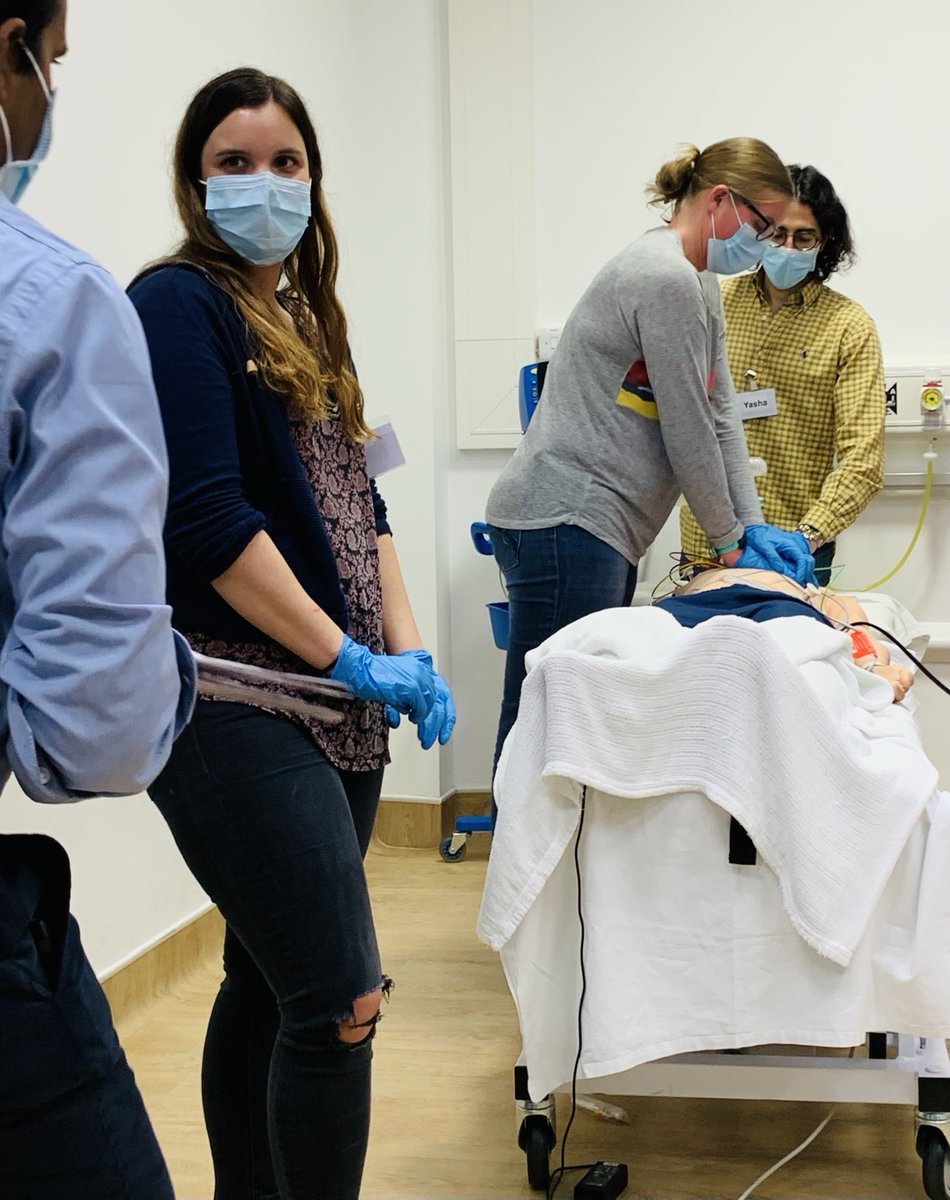 Very proud of our ED nurses Tracy and Kerrie showing them how it’s done on their advanced life support course #ALS