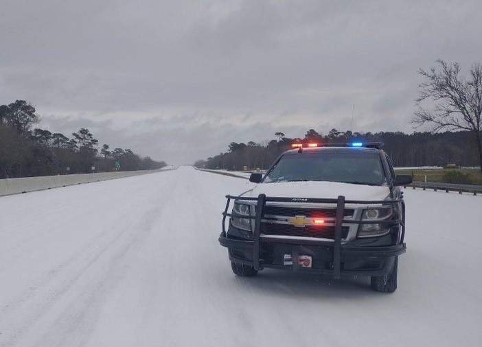 PLEASE limit travel today and give road crews time to work.  If you must travel, remember to clear frost, snow and ice from the windows and exterior of your car. Don't use cruise control on icy roads and allow more time for braking.
