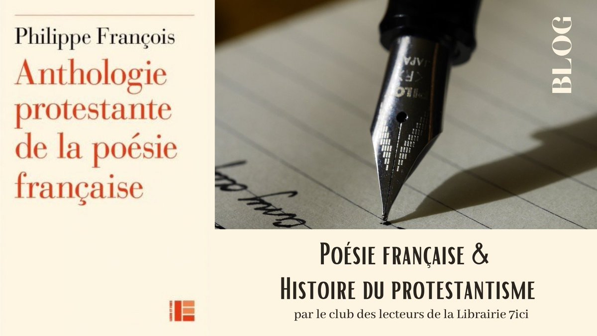 Nouvel article sur le blog de Librairie Protestante. Notre club de lecteurs vous présente l'ouvrage "Anthologie protestante de la poésie française", de Philippe François. Aux éditions @labor_et_fides 
librairie-protestante.com/blog/anthologi…