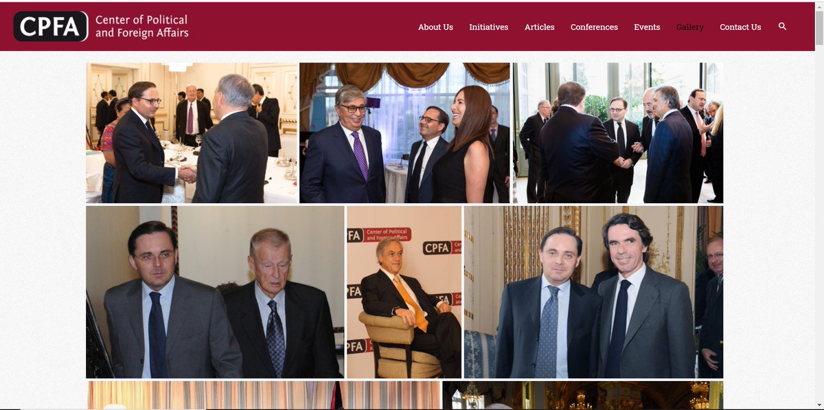 The site carries many images, of various events showcasing renowned political and international leaders. Claims to have hosted 100s of world leaders. But no details of these events, talks, findings, papers, etc. -10