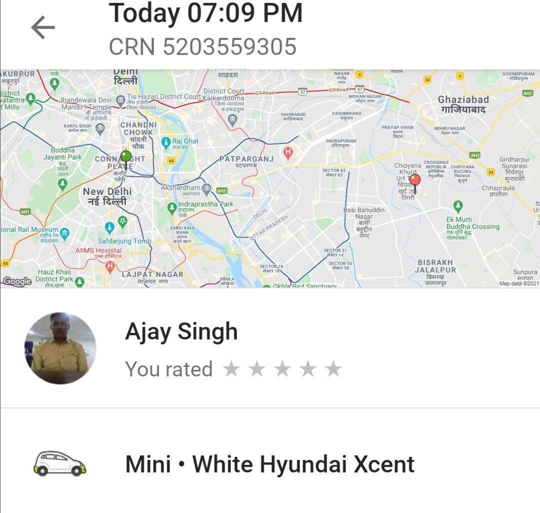 prateek57951's tweet photo. Be aware of this @Olacabs driver. Takes longer route and threatens to drop you off in the middle of the highway.
Almost had an accident!!!!
@dtptraffic https://t.co/LN1g2khY7v