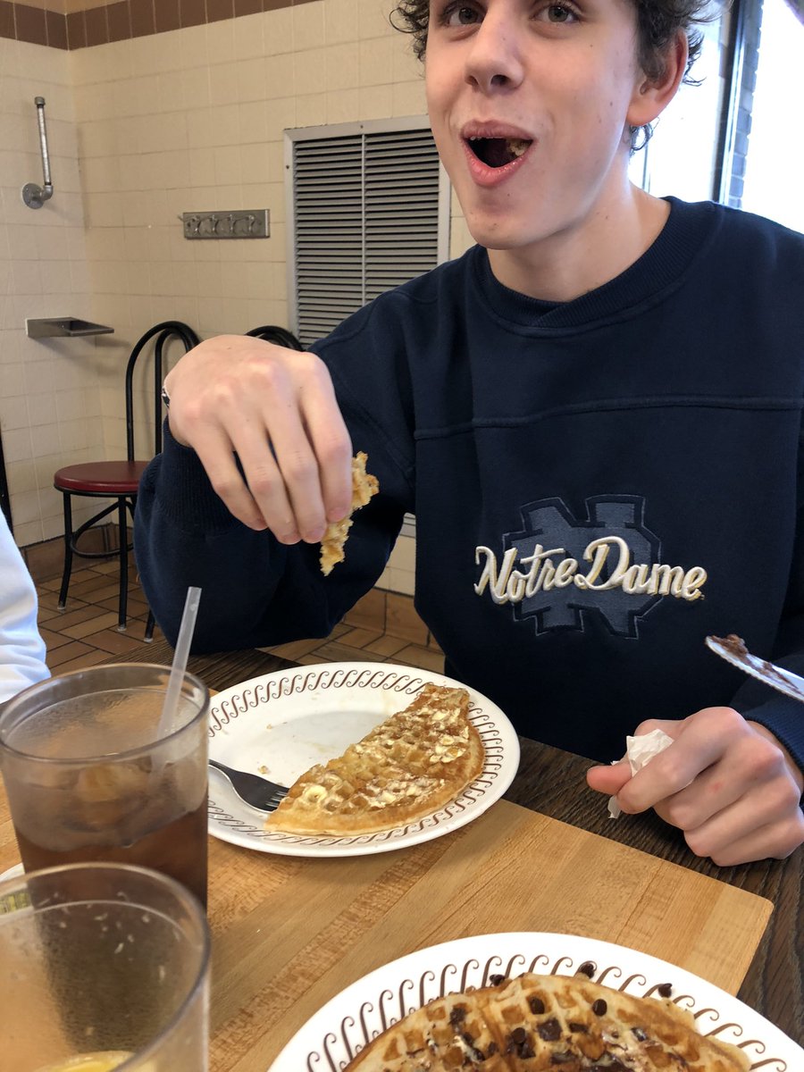 He eats peanut butter with a pencil, spits sunflower seeds into a full water bottle, and eats waffles with his hands like a raccoon. Ladies and Gentlemen I present: Scott Odum.