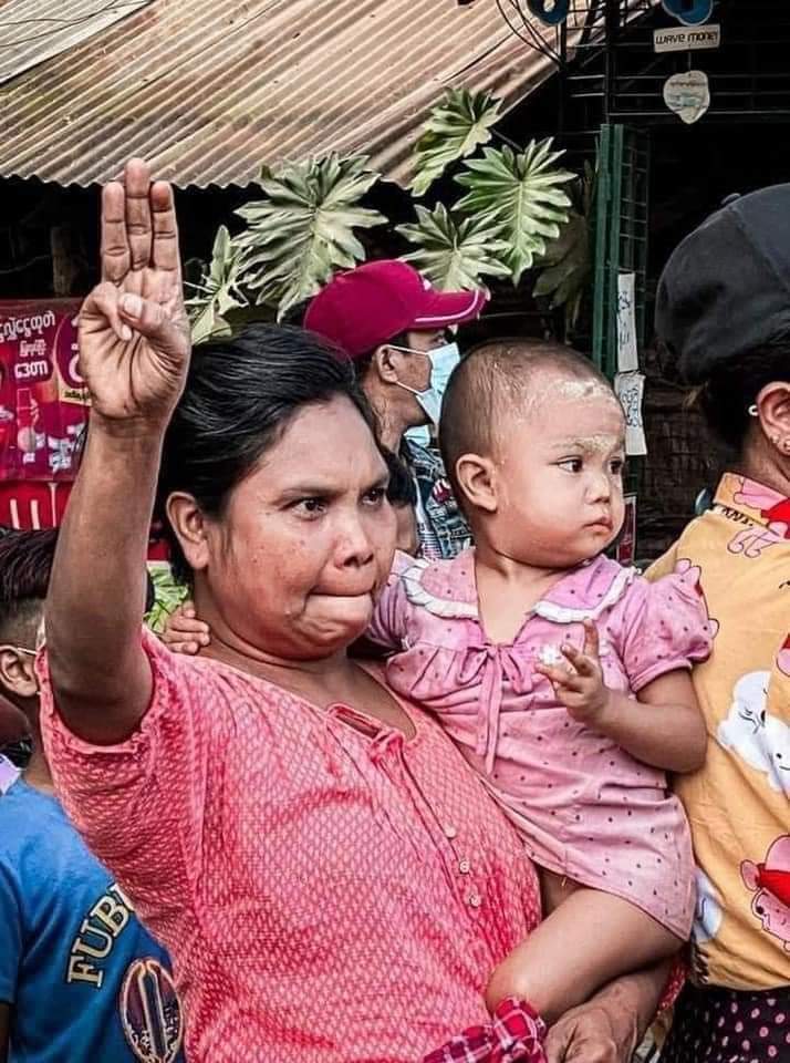 They, military arrested again peaceful protests again in Mandalay on15th,Feb . The 15th days of military coup . We,people are still against them . We can't do anything before this coup end. All of economics are stop. 
#WhatsHappeningInMyanmar 
#15FebCoup