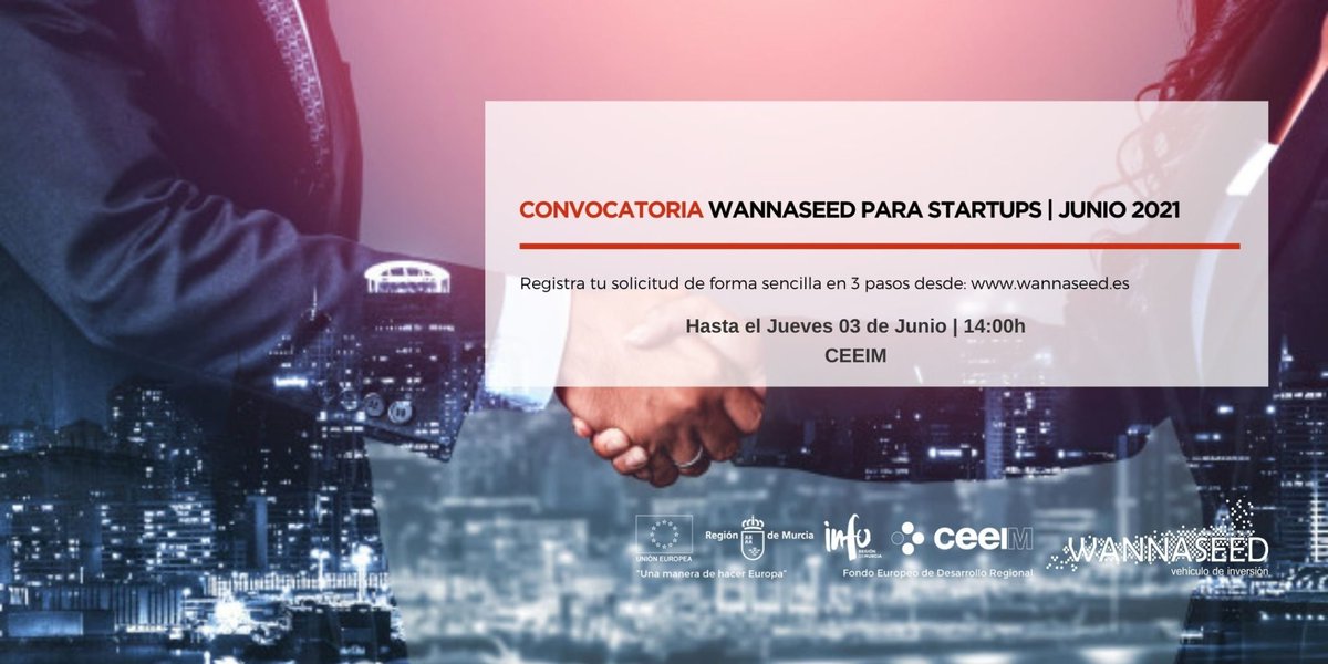 CeeiMurcia's tweet image. 📣 ¡Atención, #emprendedores! 📣

@WANNASEED abre una nueva convocatoria para quienes quieran lanzar desde #Murcia proyectos globales a partir de capital privado. 🚀

¡Fecha límite 3 de junio!
ceeim.es/eventos/wannas…