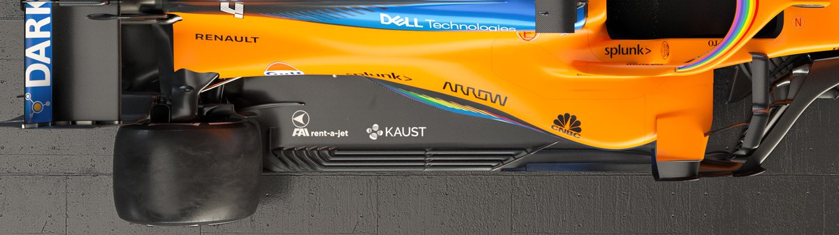 Of course the most talked about change for '21 is the rear floor - this can be seen comparing the  #MCL35 with the  #MCL35M - James Key said earlier that it has significantly cut rear downforce and suggested that it had not all been recovered yet. /8