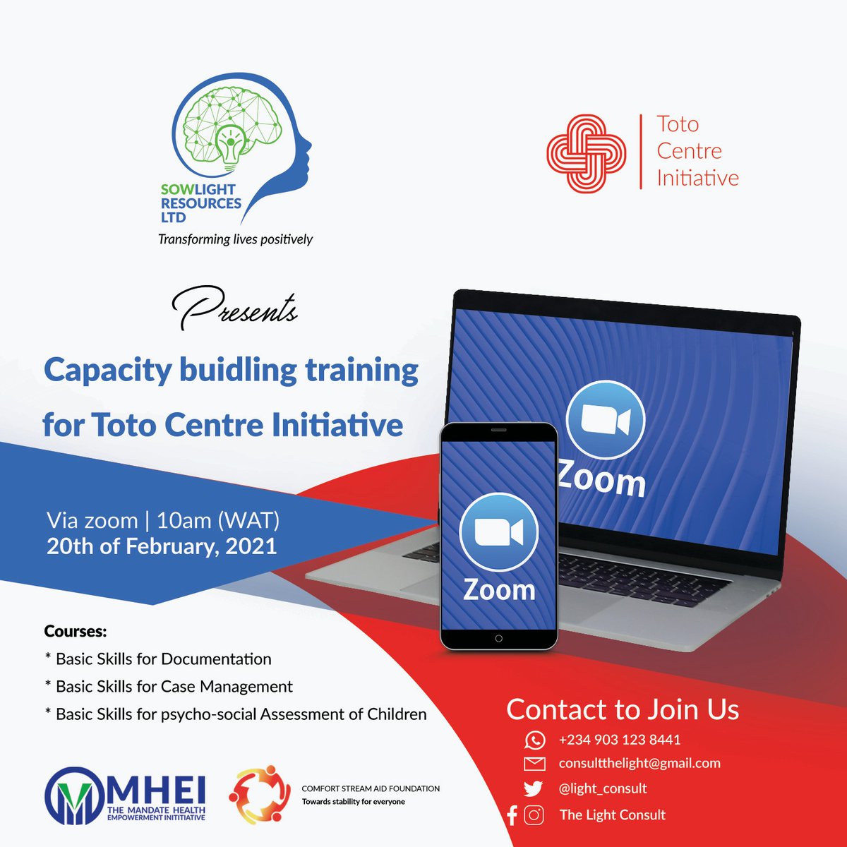 SOWLIGHT RESOURCES LTD presents capacity building  #training <a href="/totocentre/">Toto Centre Initiative</a> 
<a href="/MandateHealthNG/">The Mandate Health Empowerment Initiative (MHEI)</a> <a href="/zion_ameh/">Ameh A Zion</a> <a href="/ComfortStream/">Comfort Stream</a>
<a href="/ialabisamuel/">Samuel</a> <a href="/LinosMuvhu/">Linos Muvhu</a> <a href="/omon_oyamenda/">Omon Oyamenda</a> <a href="/SisterLegal/">Legal Sister</a>
<a href="/andrewwachiras1/">andrew wachira Mugambi</a> <a href="/mariamayoti456/">mariamayoti456@gmail.com</a> <a href="/Aishasuleiman__/">Aishatu</a> @ibrahim74844860 <a href="/WapaAfrica/">Wapa Africa</a> <a href="/SavetheChildren/">Save the Children US</a> <a href="/UNICEF/">UNICEF</a>