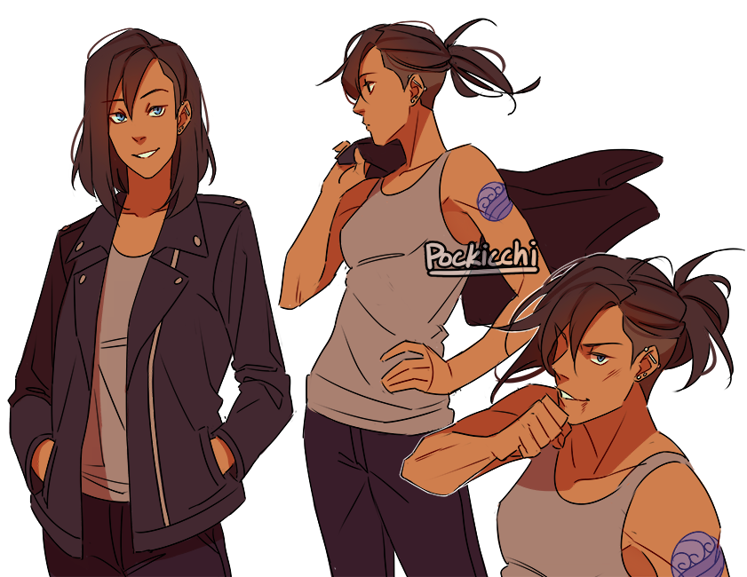 Pockicchi's tweet photo. throwback to my korrasami grease au 😳 https://t.co/agNwKuutdP