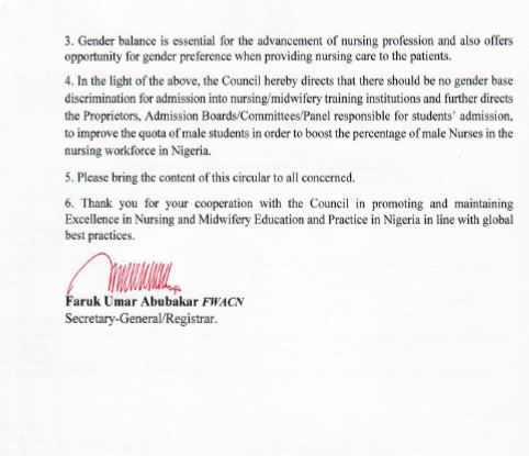 Nursing and Midwifery Council of Nigeria (NMCN) tweet media