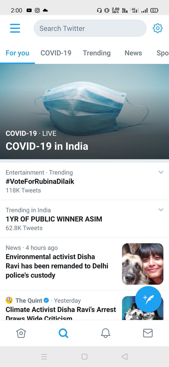 _Harshvardhan84's tweet photo. Now Trending #VoteForRubinaDilaik   so guys plz vote for @RubiDilaik She is most Deserving n we like her so much so plz #VoteForRubinaDilaik 
#BB14 #BigBoss14 #ColorsTv https://t.co/pkPiWNmKQT