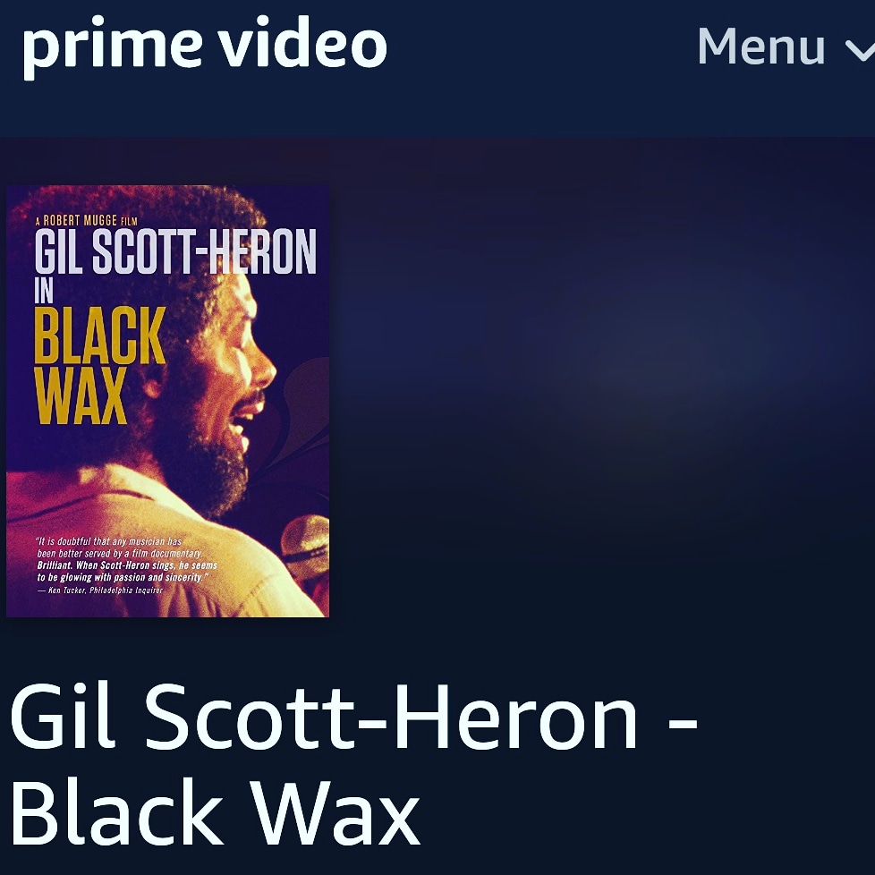 mrcheekstv's tweet photo. CATCH MY UNCLE ON THAT @amazonprimevideo BABY 
#GILSCOTTHERON

#BLACKWAX @🎧💨🎻🎸🎷🎺 @safarilady2019 https://t.co/0xtcM6Km4g
