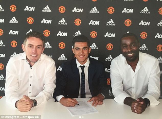 Despite signing for United in July, his signing was made official in September, due to international clearance. He was the U21's (U23's) in Austria that summer (pre-season camp). His United coaches were very pleased with his signing.