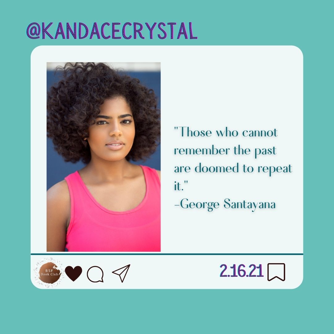 BIPOCSF's tweet photo. We're excited to have @KandaceCrystal #takeover Instagram tomorrow. Kandace will be a featured reader at Saturday's book club event & we can't wait for her to grace our feed with her presence! Make sure to tune in at 12pm PST!
#BSFBookClub #KandaceTakesBSF #BSFTakeover #BIPOCsf https://t.co/40RjwTkeJy