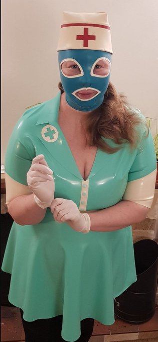 Nurse will see you now. Are you ready for your jab? #medicalplay #latexlifestyle   Dress by @LibidexLtd<a href="/tag/medicalplay"class="tags"><span>#medicalplay</span></a><a href="/tag/latexlifestyle"class="tags"><span>#latexlifestyle</span></a>