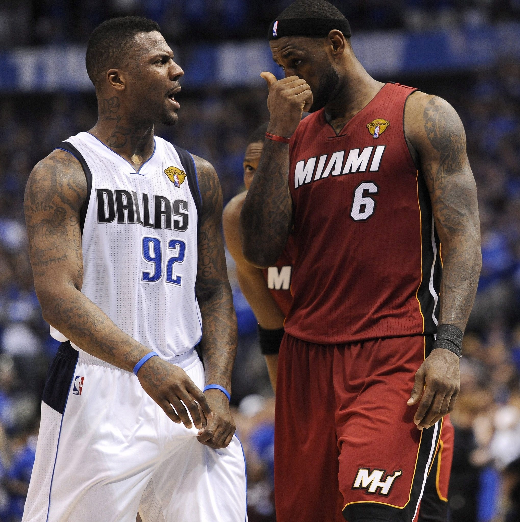 With both feet, DeShawn Stevenson joins dogpile on LeBron