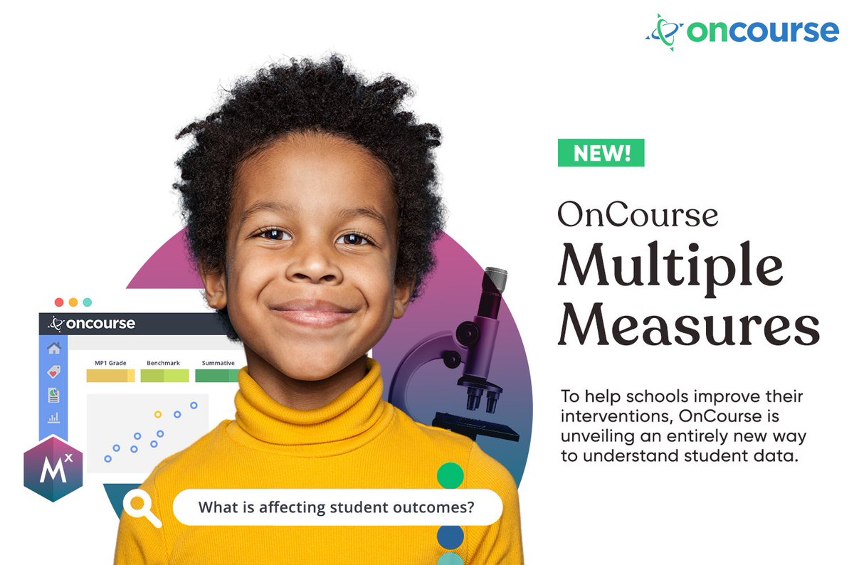 OnCourseK12's tweet image. Find out how OnCourse Multiple Measures gives your staff a whole new perspective on student achievement: hubs.ly/H0GDP9J0

This free new feature is coming March 2021!