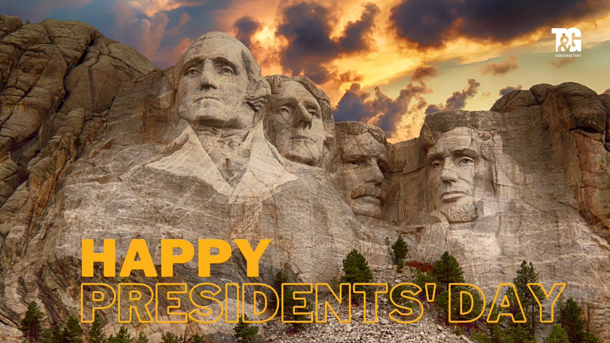 TGConstructors's tweet photo. Happy Presidents Day! Today we celebrate Presidents' of the past and present. #PresidentsDay #Courage #Celebrate https://t.co/YQBsLO0OcV