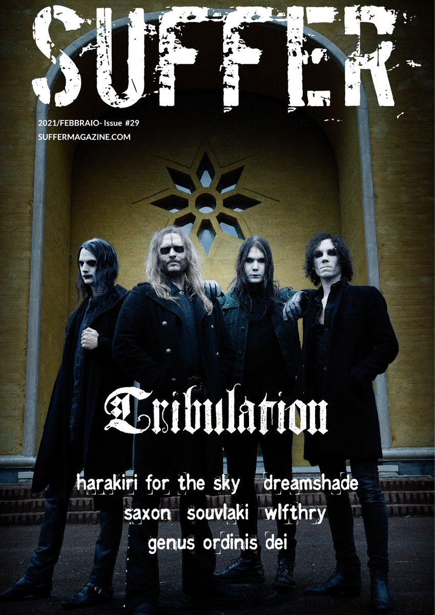 #SMM29 #outnow 
linktr.ee/SufferMusicMag

#tribulation #harakiriforthesky #saxon #dreamshade #genusordinisdei #wlfthry #souvlaki