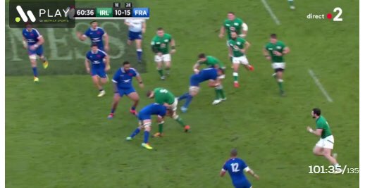 Byrne and henderson are hit simultaneously. Ireland = Negative meters