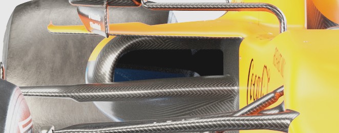 The sidepod inlet shape has carried over but the could be some different blanking in the ducts (hard to say comparing launch images - ( #MCL35M lighter image) /12