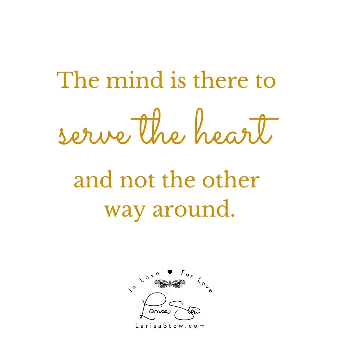The mind awakens as it humbles itself, bowing to the compassionate wisdom of the heart. ••• 🙇‍♀️❤️

#FollowYourHeart #heartovermind  #honestthoughts