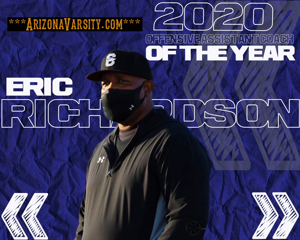GarretsonRick's tweet photo. Congrats to my Assistant HC, Eric Richardson! He is the leader as RBโs Coach to 6A POYโs @tjgotemmcoach , @Drake_Anderson2 , @dlosbrooks , @Daveon4l & @Elisanders62 ... Our success is connected to his leadership and mentorship within our program. #SPEEDTRAINER #RBWHISPERER https://t.co/ek1yIGdFRI