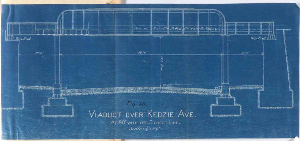 The bridge section is less interesting bc these are so commonplace to Chicagoans. However, it was enlightening to see exactly why these bridge types were used, since this typ. design is largely why it is so hard to fit safe bike lanes out of the roadway at rail viaducts.12/