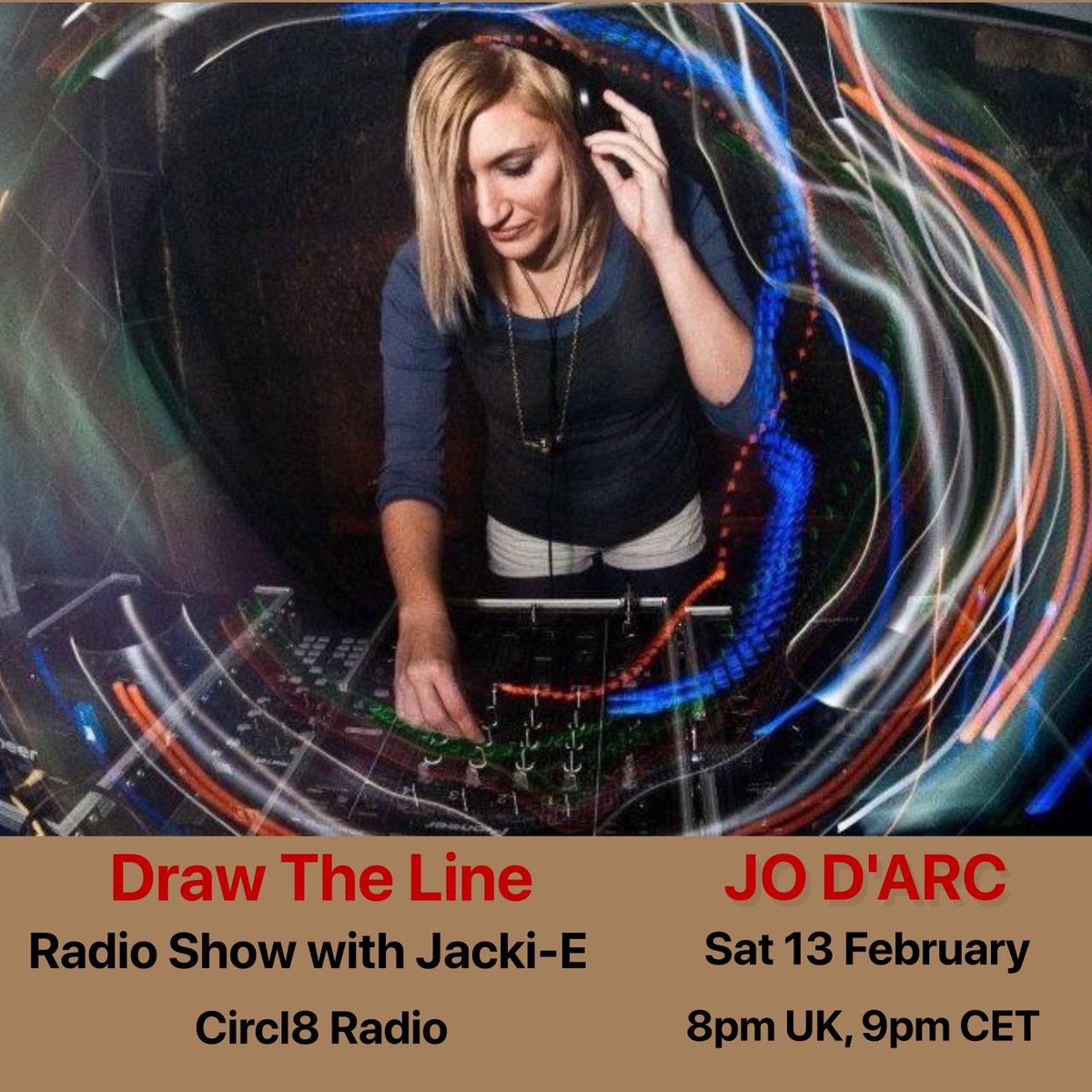 DTLRadioShow's tweet photo. This week's @DTLRadioShow #139 with @jackiepalmer is now on Soundcloud
https://t.co/euboVgC06V
Guest mix 2nd hr #Jodarc
In my mix 1st hr @giorgia_angiuli @FaiaGry @TheLadyMachine @inthekeyofshe @anelaofficial
@ellenallien @MaximeIko @B_UNQ and @saralandrydj
 #drawtheline https://t.co/9yuoisXB77