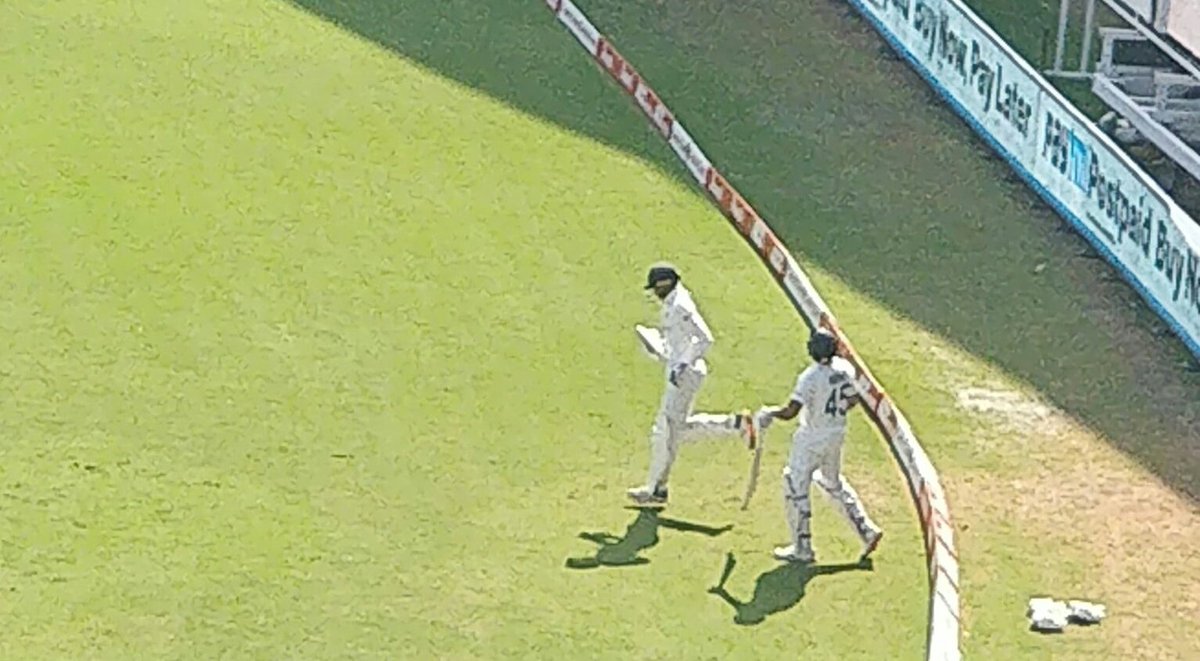 Came out to bat under so much pressure/speculations but as they say you can't write off the man who already had so much under his belt. And how he add the substance to Test Match in the 1st inning for Team India on a turner much need after lossing 1st Test Match. #RohitSharma