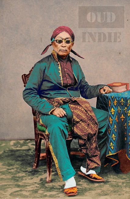 Damn son, that sunglasses game is lit (unamed Bupati from Central Java, circa 1863)