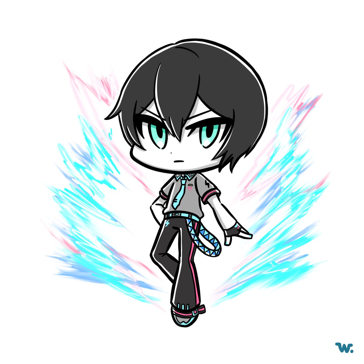 ミクコラボコスチューム零夜 コンパス コンパスお絵描き W ダブルのイラスト ミクコラボコスチューム零夜 コンパス コンパスお絵描き W ダブルのイラスト