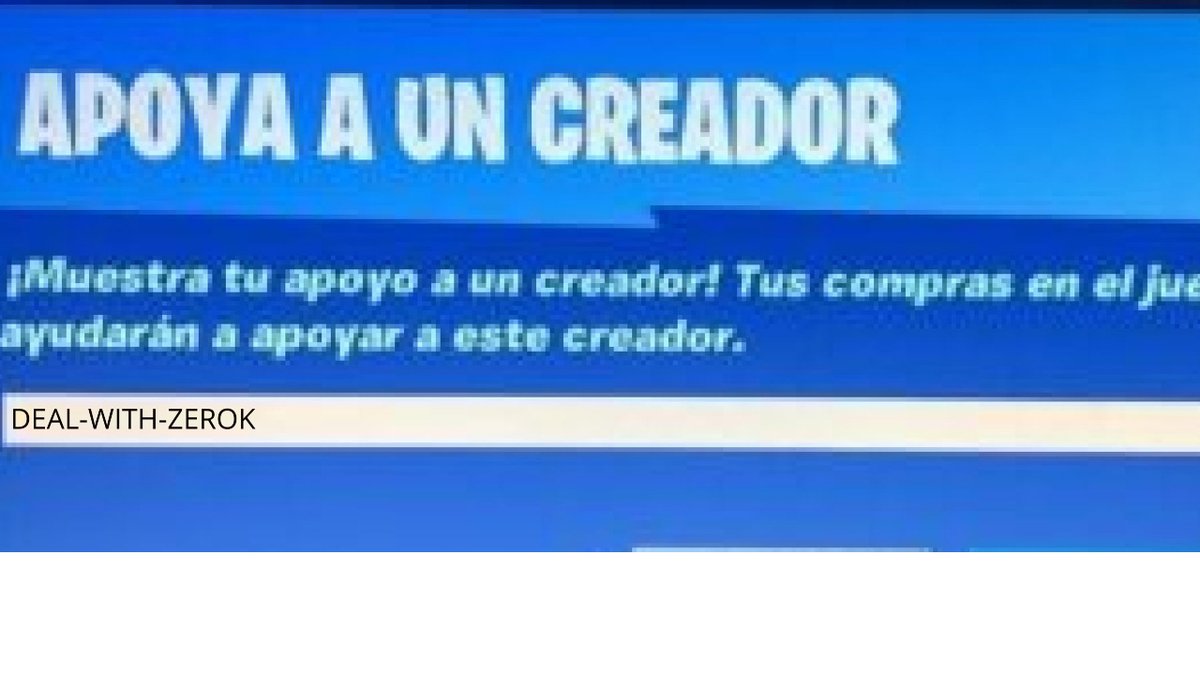 ProGamerOualid2's tweet photo. YA ES OFICIAL TENEMOS CODE DE FORNITE si me apoyais etiquetarme de doy FOLLOW #follow #free #fornite #codesupport https://t.co/AeV6r6Sskl