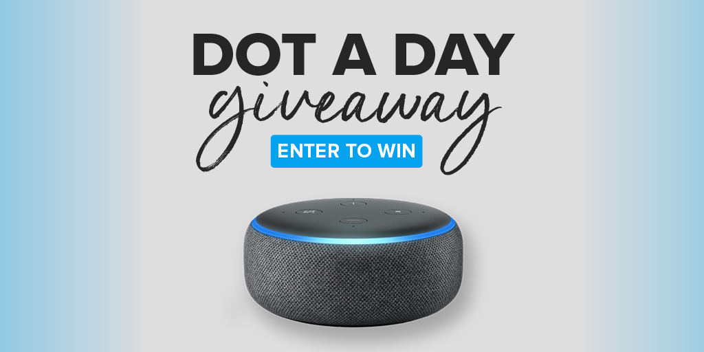Enter our smart speaker giveaway for your chance to win an Amazon Echo Dot 3. Enter now to win! bit.ly/3r1iCRb #MoodyRadioDotaDay #contest #giveaway