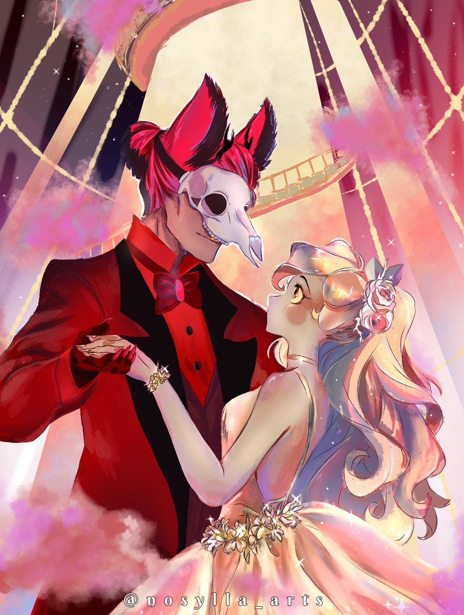 A little late for Valentine's Day 💕✨
#HazbinHotel  #HazbinHotelAlastor #charlastor #HazbinHotelcharlie 

Original                        New