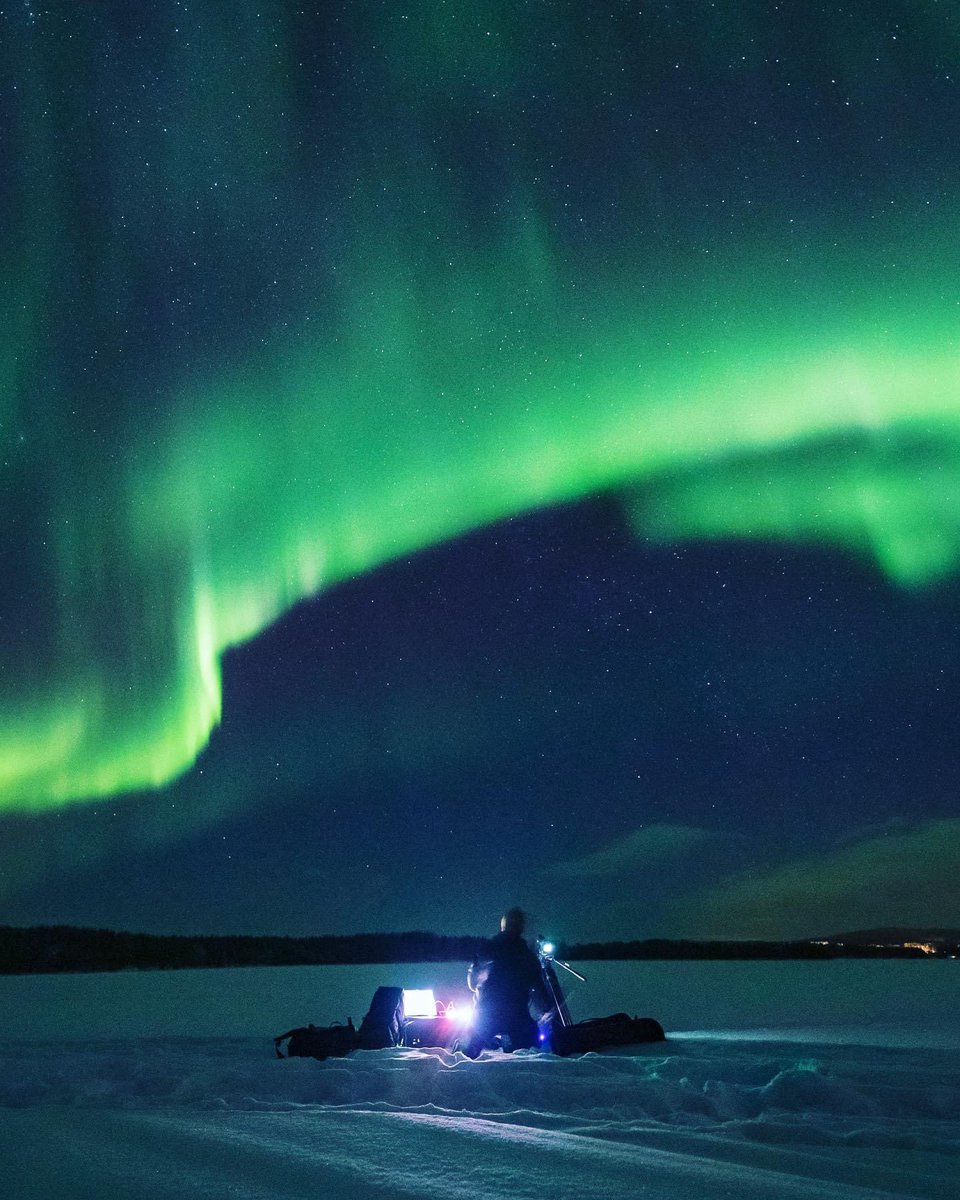 F3dotca's tweet photo. Epic lights last night in Lapland Finland! https://t.co/bTwVbhnrU2