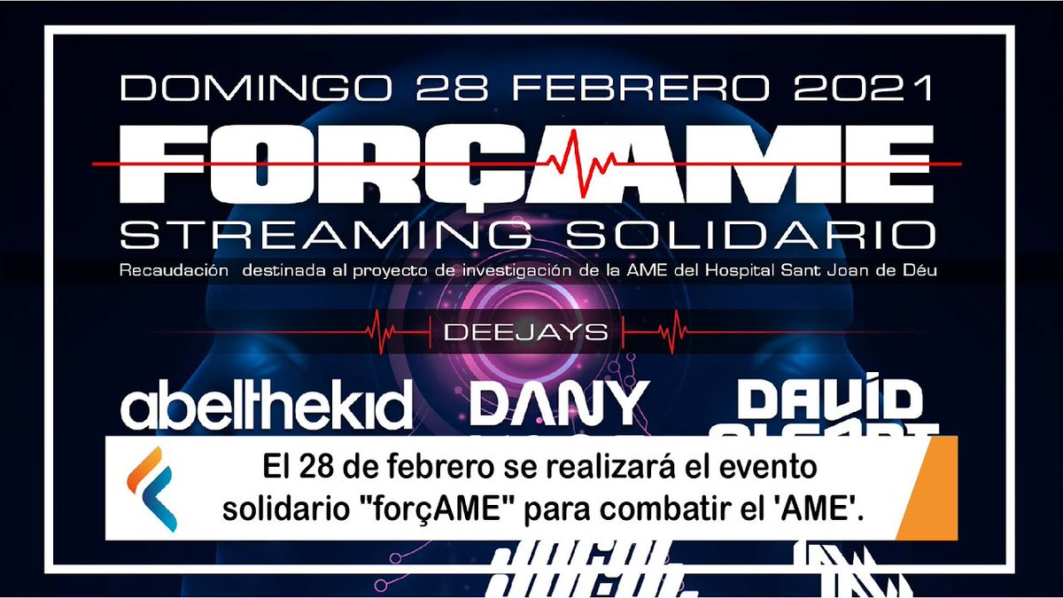 fiteltelevision's tweet image. El 28 de febrero se realizará el evento solidario «forçAME» para combatir el ‘AME’ fiteltelevision.com/2021/02/15/el-… a través de @fiteltelevision #fiteltelevision #FitelNetwork #stopame #ensajudesaferdifusió #vapertuaran #migranodearena #forçame #juntscontralame @junts_contra_lame