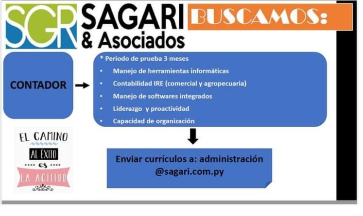 ⚠️ Oportunidad Laboral ◇ Contador 🔍👇🏼 @JorgePappalard <a href="/ResisContPy/">RESISTENCIA CONTABLE</a>