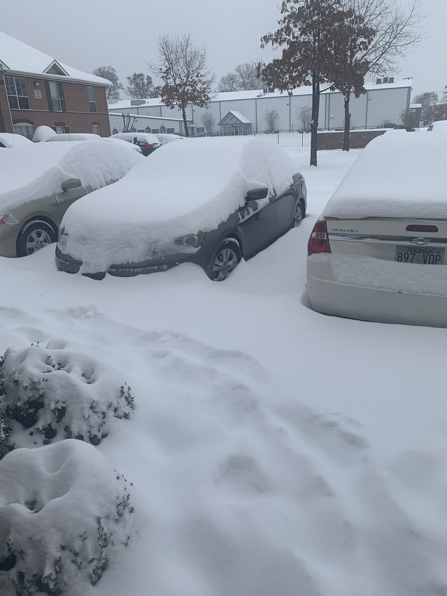 RecruitLouisian's tweet photo. Well I know someone who didn’t go to work today ❄️☃️🌨#practicecancelled https://t.co/9kjzKXkD91